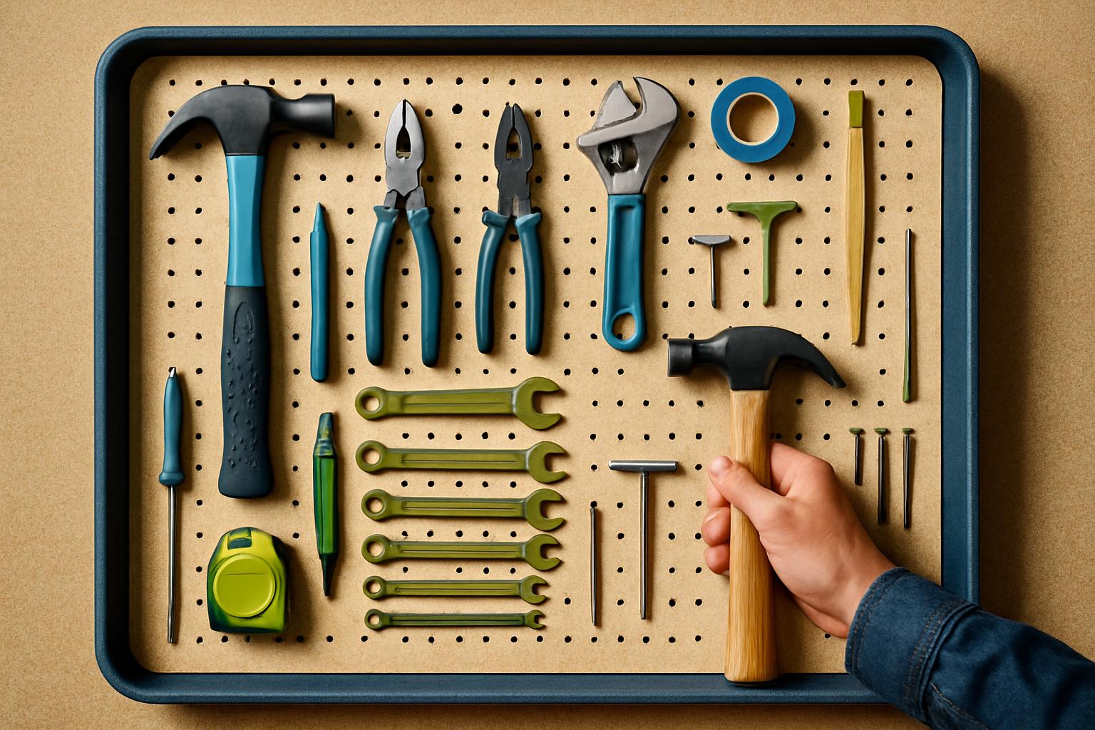 Hand tool tray